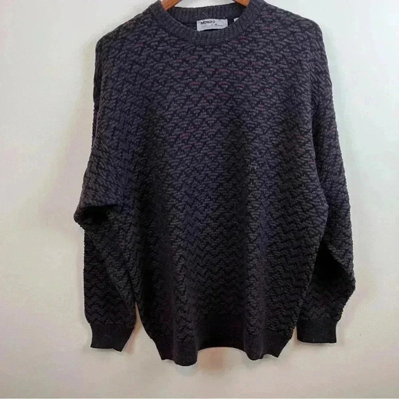 Mondo di Marco Other - VTG  Mens L 3D Geometric Sweater Mondo Di Marco 90s Cosby Grandpa Italy Made